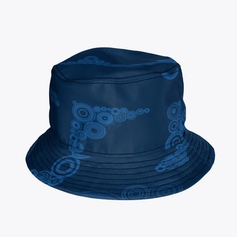 Bucket Hat - Blue Print